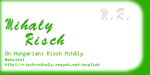 mihaly risch business card